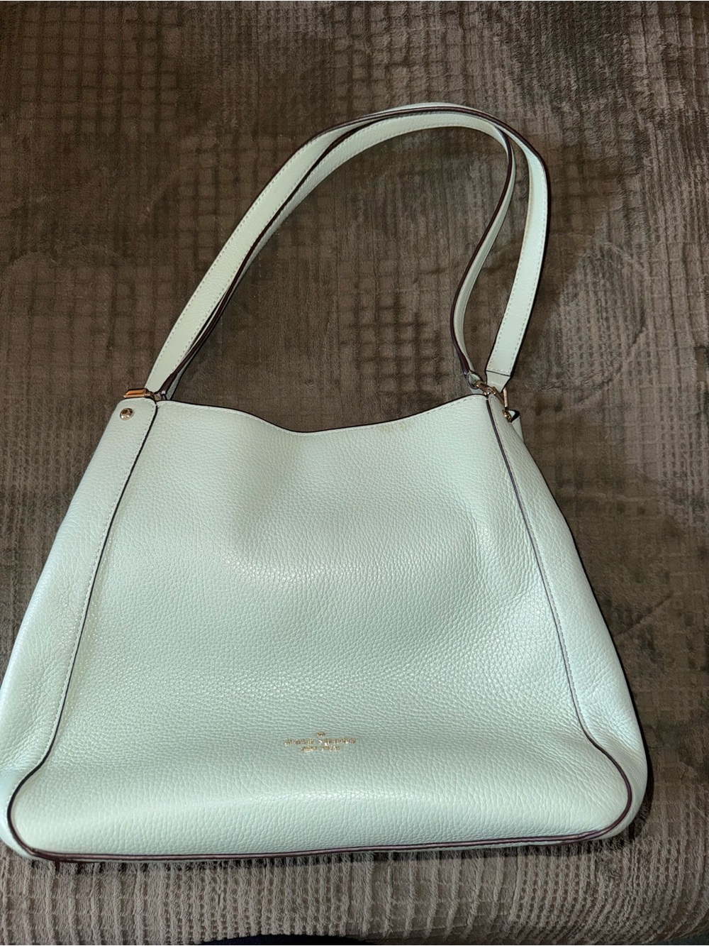 Women's Mint Green Leather Shoulder Bag